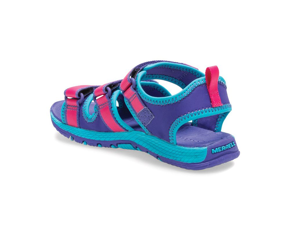 Merrell Sandals Purple/Pink - Hydro Moc Creek - Kids 42YCAQGNK
